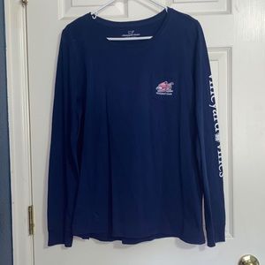 Navy Blue Vineyard Vines Long Sleeve